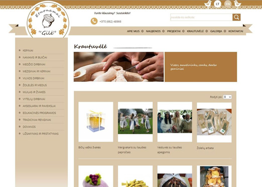 Website silalesamatai.lt