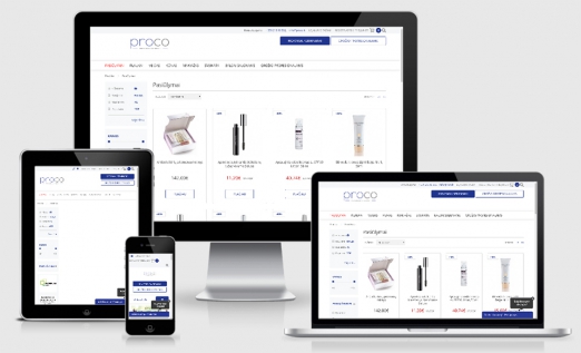Sukurta internetinė elektroninė parduotuvė proco.lt